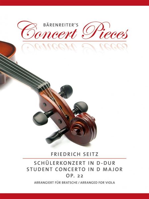 Concerto D major op. 22 Arranged for viola, transposed to G major