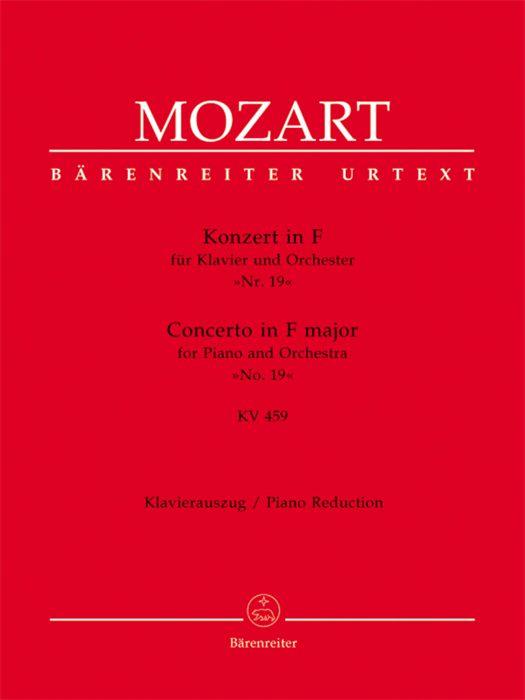 Piano Concerto No. 19 in F maj K. 459