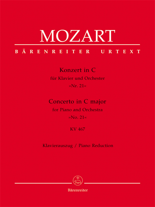 Piano Concerto No. 21 in C maj K. 467