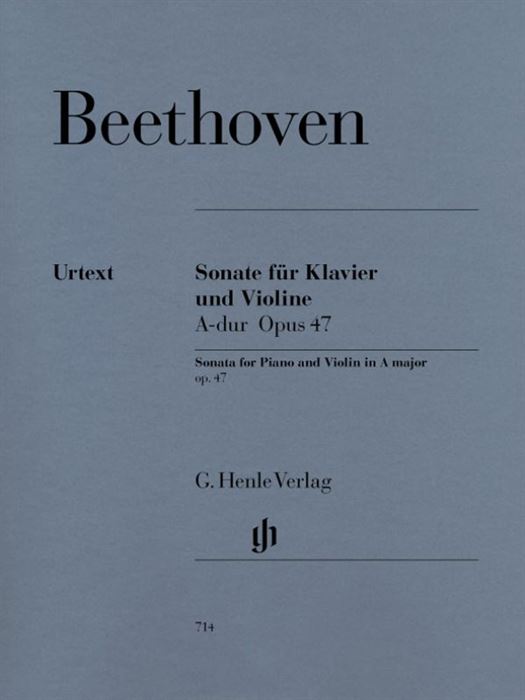 Violin Sonata A major op. 47 (Kreutzer-Sonata)