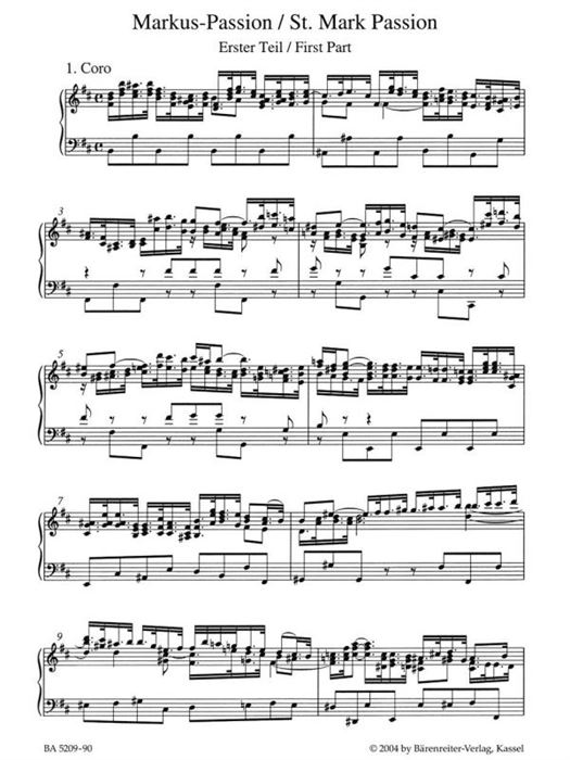 St. Mark Passion BWV 247