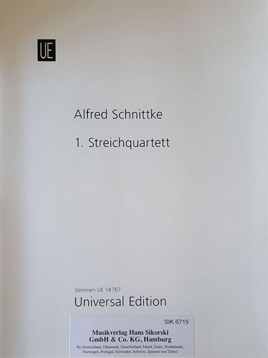 Schnittke String Quartet No. 1