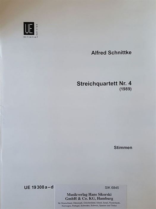 Schnittke String Quartet No. 4