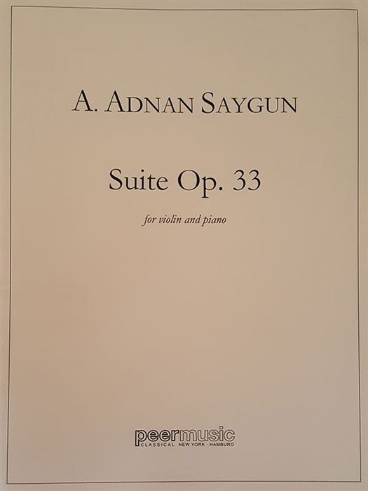 Saygun Suite Op.33 for violin and piano