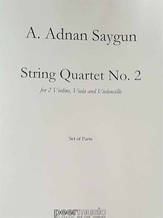 Saygun String Quartet No.2 (Set of Parts)