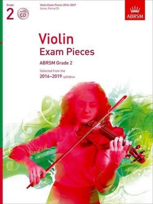 ABRSM Violin Exam 2016-2019 Grade 2 (KİTAP + CD)