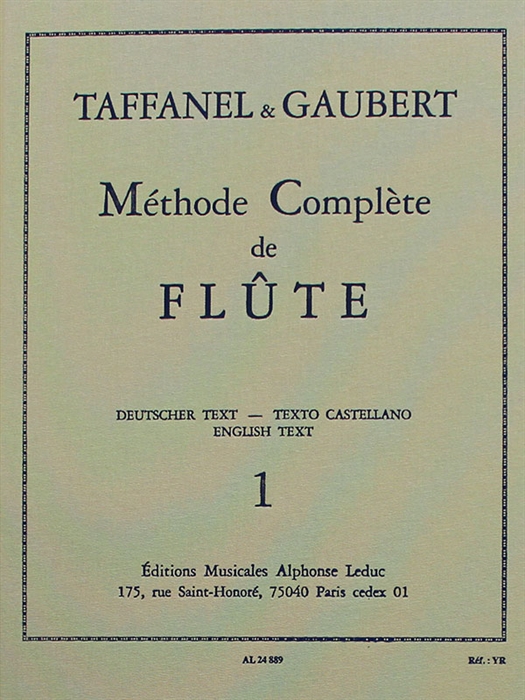 Methode Complete de Flute Vol.1