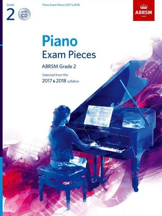ABRSM 2017&2018 Piano Exam Pieces Grade 2 (CD'li k