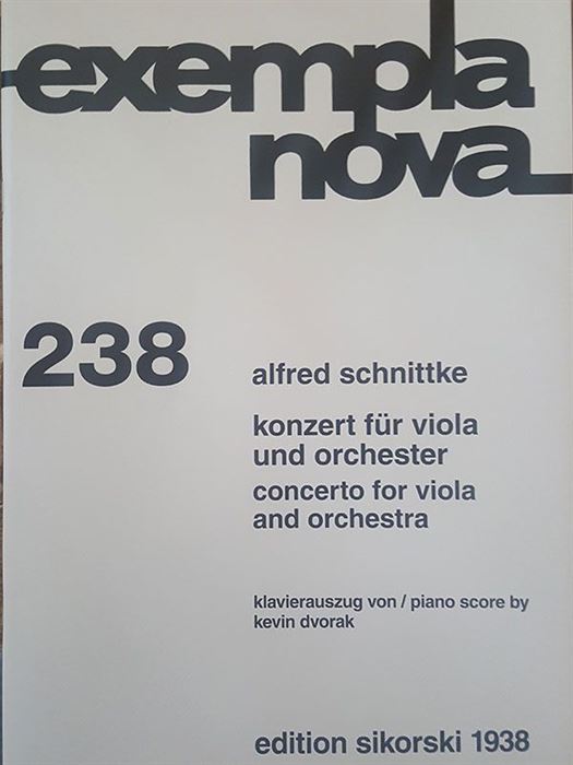 Schnittke Concerto for Viola and Orchestra (piano 