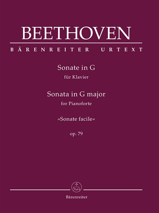 Beethoven Sonata for Pianoforte G major op. 79 