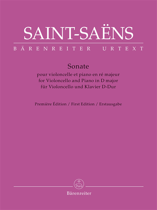 Saint-Saëns - Sonata for Violoncello and Piano D major