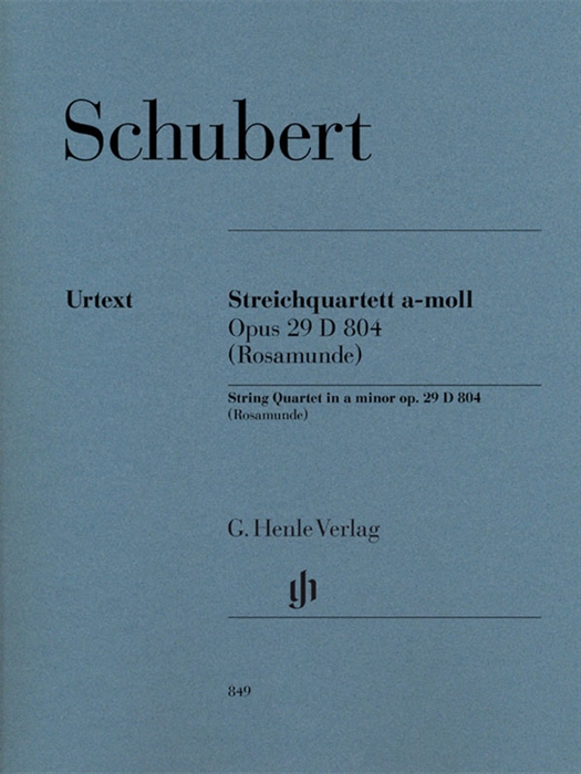 Schubert - String Quartet a minor op. 29 D 804 (Rosamunde)