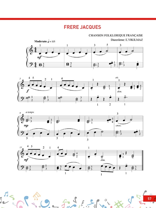 Elena Yıkılmaz - Piyano 1 Repertuvar Kitabı