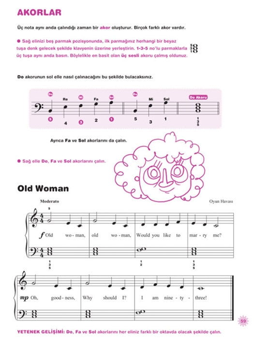 Denes Agay dan Piyano Çalmayı Öğrenelim - Kitap 1