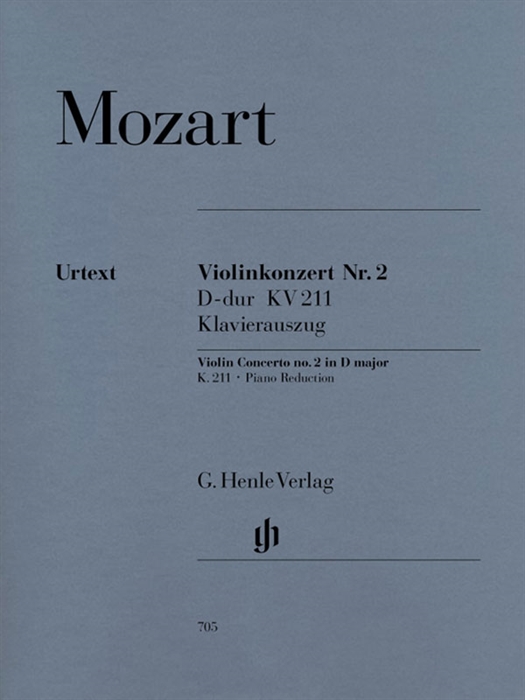Mozart - Violin Concerto no. 2 D major K. 211 (piano reduction)