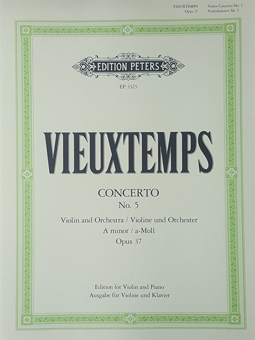 Vieuxtemps - Concerto Nr. 5 for Violin and Orchestra