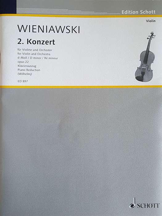 Wieniawski Concerto for Violin No.2 Op.22 in D min