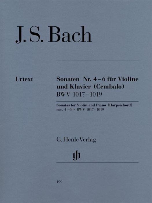 Violin Sonatas no. 4-6 BWV 1017-1019