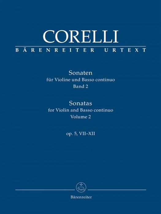 Sonatas for Violin and Basso continuo op. 5, VII-XII  Volume 2