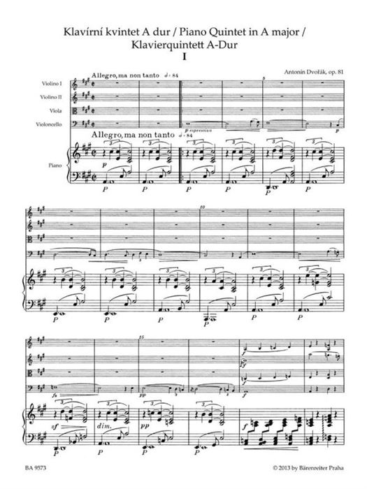 Piano Quintet  Op.81