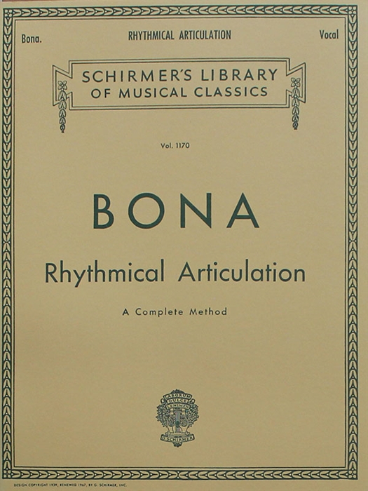 Bona - Rhytmical Articulation ( a complete method)