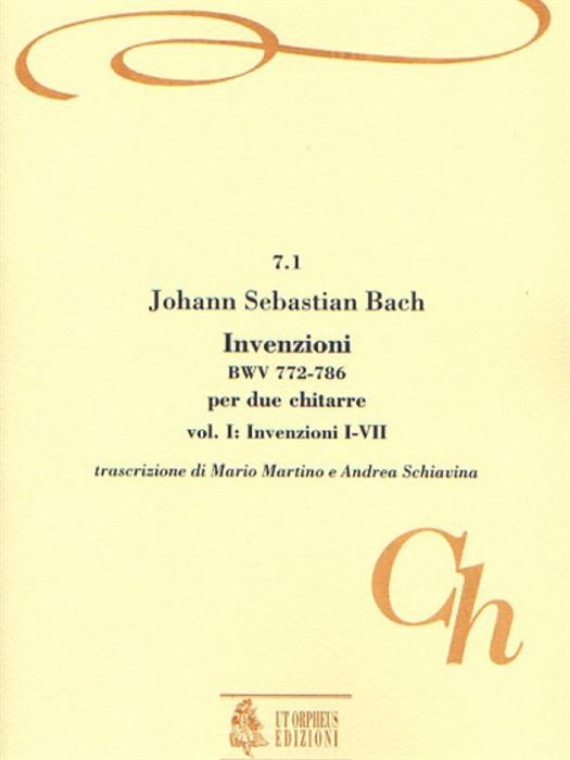 Inventions BWV 772-786 for 2 Guitars V1