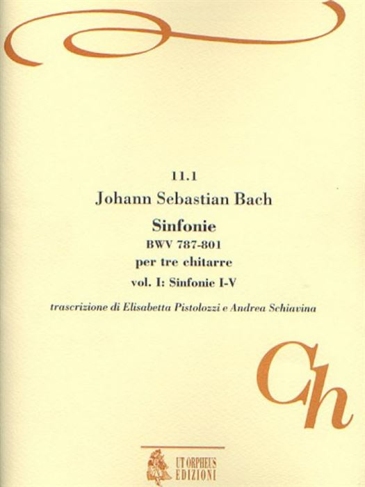 Sinfonias BWV 787-801 for 3 Guitars V1