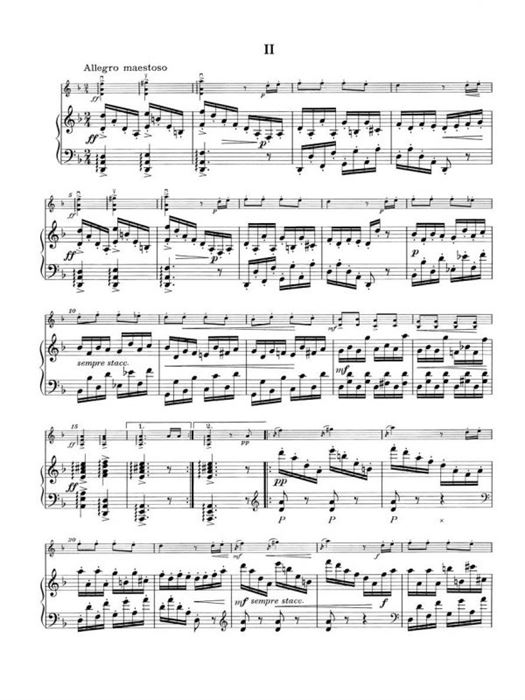 Romantic Pieces for Violin and Piano Op.75