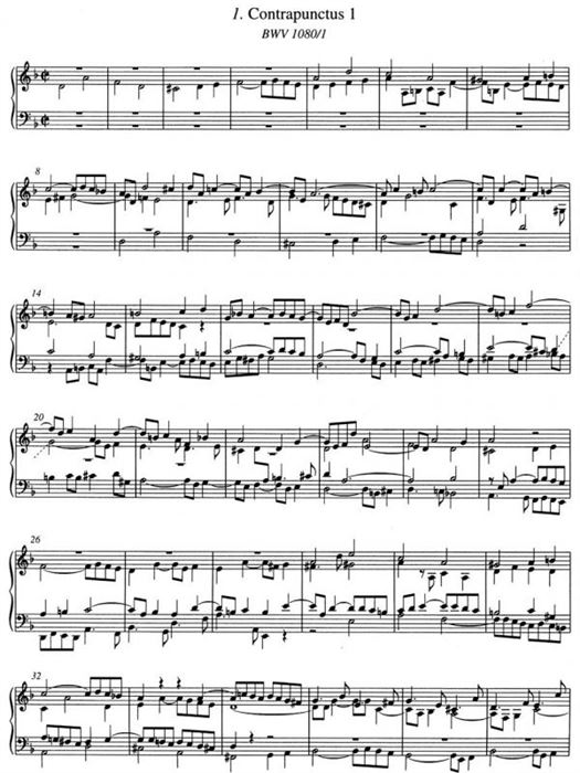 The Art of Fugue (for piano) BWV 1080