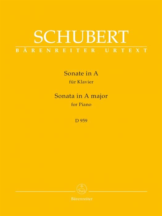 schubert Sonata A Major D959