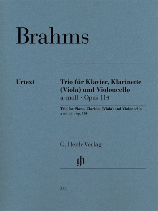 Trio For Piano, Clarinet (or viola) and Violoncello