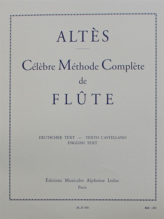 Altes - Methode de Flute Vol2