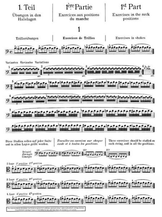 Feuillard - Daily Exercises for Cello