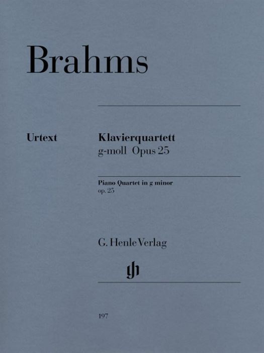 Brahms Piano Quartet g minor op. 25