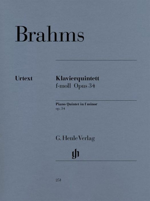 Brahms Piano Quintet f minor op. 34
