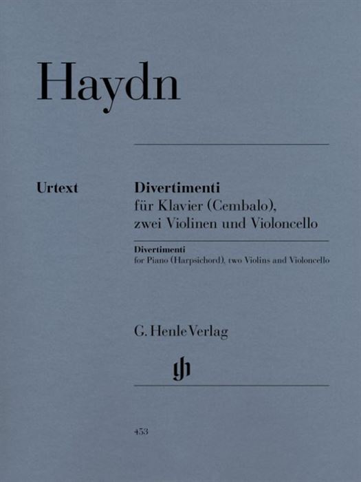 Haydn Divertimenti for Piano (Harpsichord), 2 Violins and Violoncello