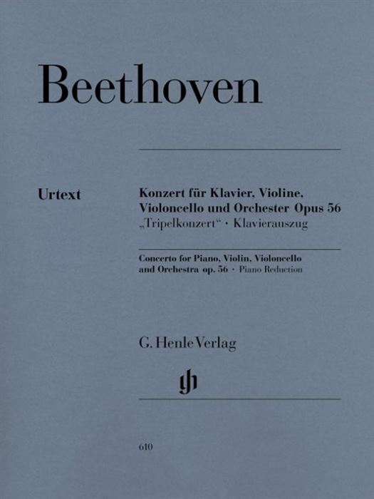 Concerto C major op. 56 for Piano, Violin, Violoncello
