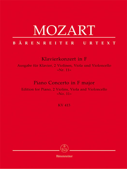 Concerto for Piano and Orchestra no. 11 F major K. 413
