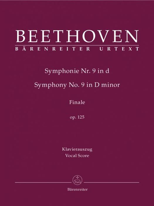 Symphony no. 9 D minor op. 125 - Finale - Vocal Score