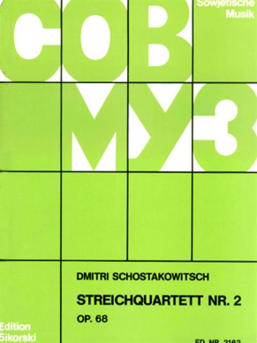 Schostakovich String Quartet Nr. 2