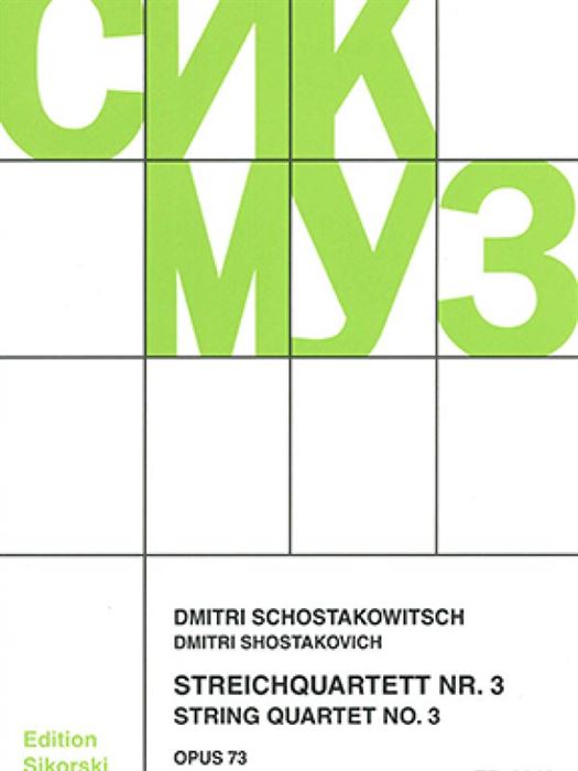 Schostakovich String Quartet Nr. 3