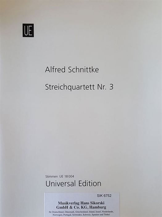 Schnittke String Quartet No. 3