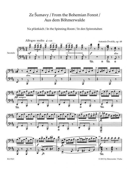 From the Bohemian Forest (for piano duet)