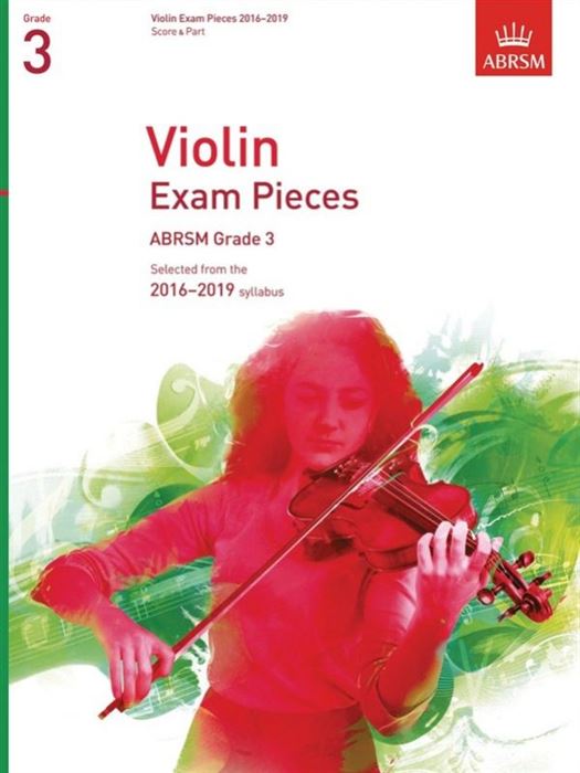 ABRSM Violin Exam 2016-2019 Grade 3 (violin+piano)