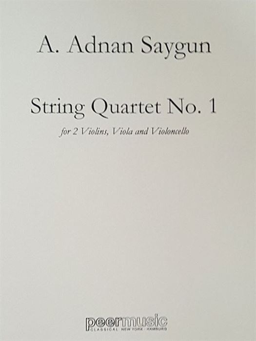Saygun String Quartet No.1 (score + Parts)