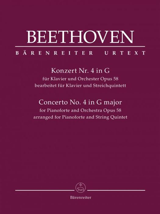 Concerto for Piano and Orchestra no.4 op.58 (Piano+String Quintet)
