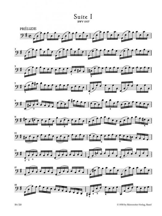Six Suites for Violoncello solo BWV 1007-1012