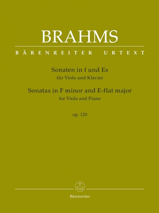 Sonatas in F minor and E-flat major for Viola and Piano op. 120