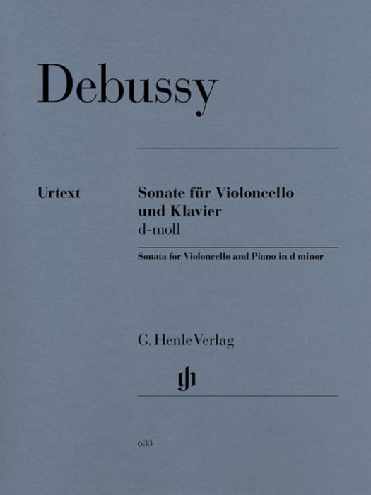 Debussy Violoncello Sonata d minor
