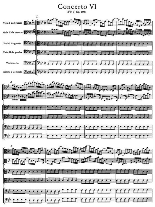 Brandenburg Concerto no. 6 B flat-major BWV 1051 (ŞEF)